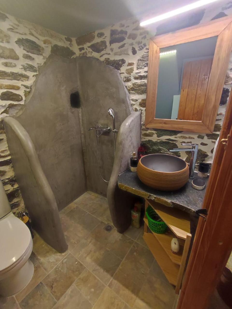 فيلا Πέτροκτιστο Σπίτι. Stone House كاريستوس المظهر الخارجي الصورة